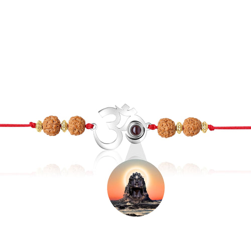 OM Bracelet with Adiyogi Photo