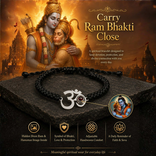 OM Hanuman & Shree Ram Bracelet