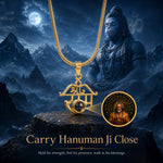 Shree Ram Pendant with Meditating Hanuman Ji Photo