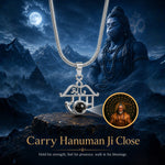 Shree Ram Pendant with Meditating Hanuman Ji Photo