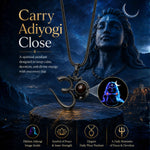 Shiva OM Pendant with Glowing Adiyogi Photo Inside