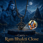 Shree Ram Pendant with Hanuman Ji & Ram Ji Photo
