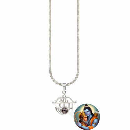 Shree Ram Pendant with Hanuman Ji & Ram Ji Photo