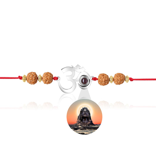 OM  Bracelet with Adiyogi Photo