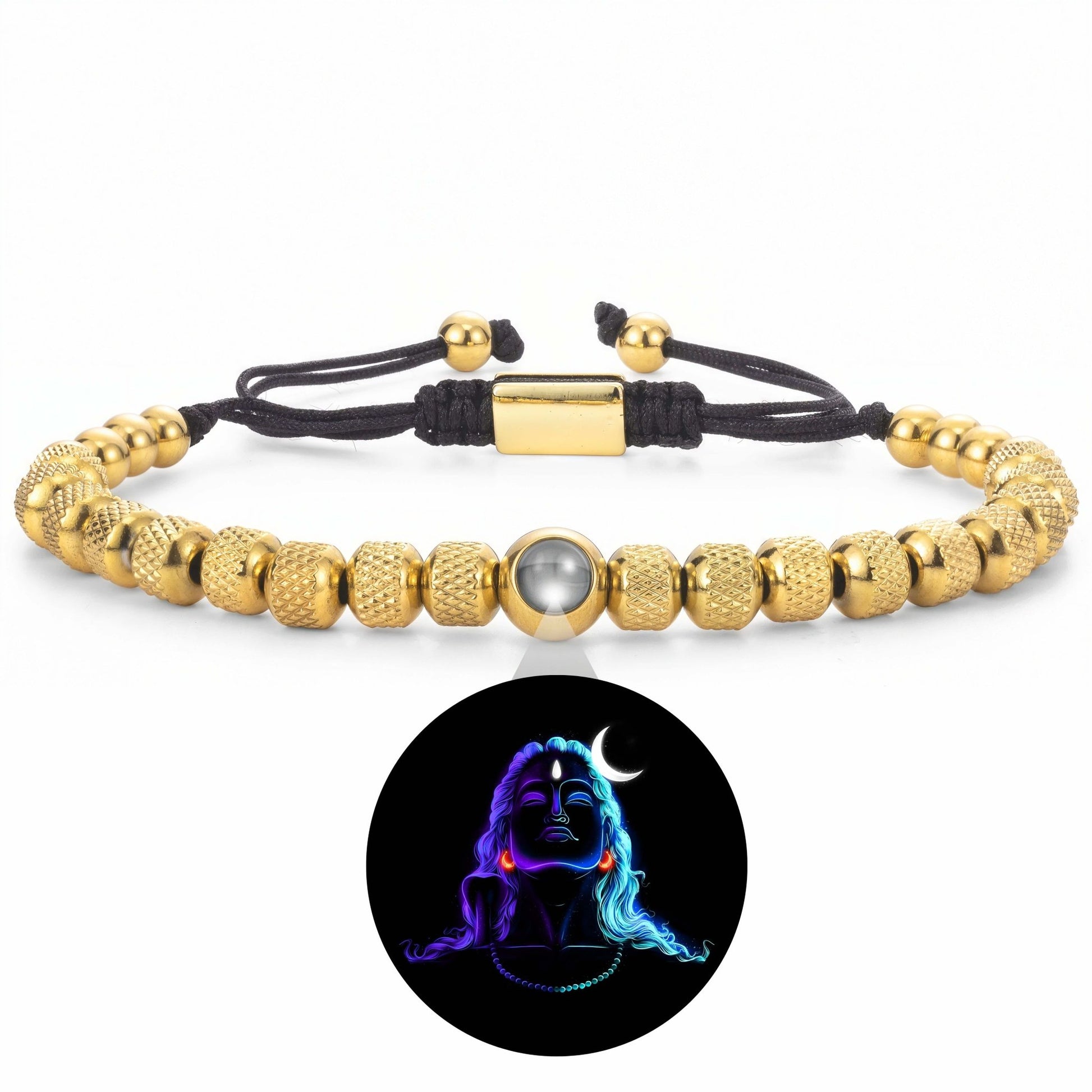 Luxe Glowing Adiyogi Bracelet - Divine Jewels