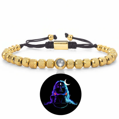 Luxe Glowing Adiyogi Bracelet - Divine Jewels