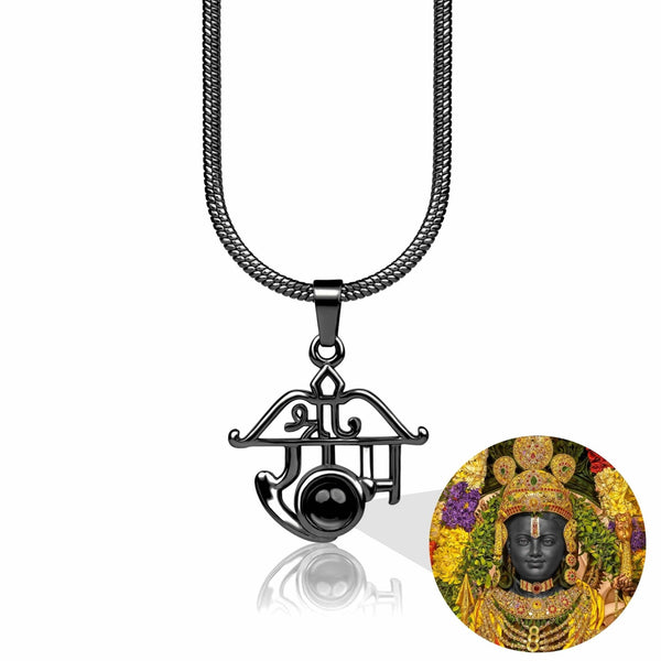 Shree Ram Pendant with Ayodhya Ram ji Photo - Divine Jewels